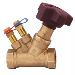 Leader GM 275 Forged Brass G Double Regulating Balancing Valve With Nozzle 25 mm PN - 16-picture-12
