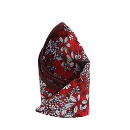 Alvaro Castagnino Red Floral Print Pocket Square-picture-55