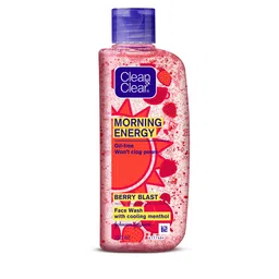 Clean & Clear Morning Energy Berry Blast Face Wash with Cooling Menthol 150 ml-11