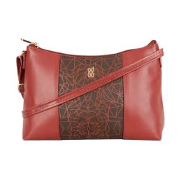Baggit Red Geometric Small Cross Body Bag-14