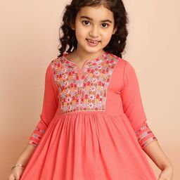Ishti Floral Embroidered Keyhole Neck Top-image-71