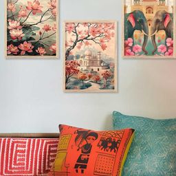 Traditional Wall Art With Frame Home Decor Wall Painting For Living Room Office Bedroom-image-13