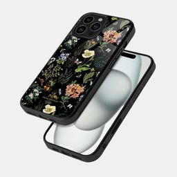 macmerise Floral Printed iPhone 16 Pro Max Bumper Case Mobile Accessories-31