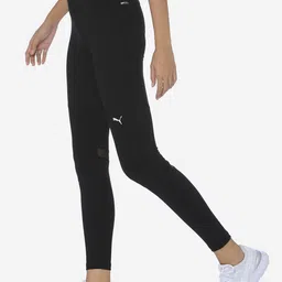 Puma Women Black Solid Ignite Long Tights-image-33