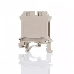RS PRO DIN Rail Terminal Block Beige 4 mm² Single-Level Screw Termination, 8787516-picture-5