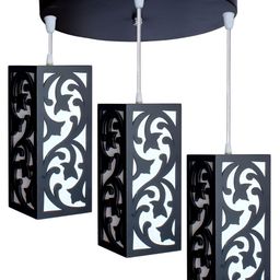 GAUVIK Black Textured Ceiling Lamp-47