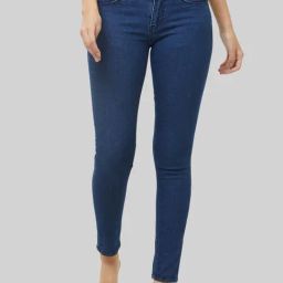 Fusion Beats Blue Cotton Mid Rise Jeans-image-5