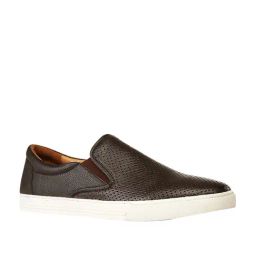 Bata Men's Drit Dark Brown Plimsolls-image-1
