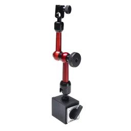Jawsons Mini Dial Stand Red & Black for Digital/Dial Indicators and Dial Test Indicators-2