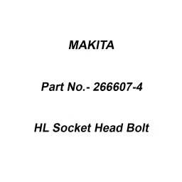 Makita HL Socket Head Bolt Size M5x20 for EA3200S, Part No 266607-4-30