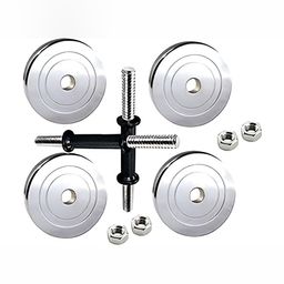 HackerX 4-Pcs Steel Adjustable Dumbbell Set - 3 kg Each-48