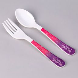 Disney Princess Fork & Spoon - Pink Purple-picture-25