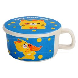 FunBlast Bamboo Fiber Baby Feeding Bowl Blue  220 ml-26
