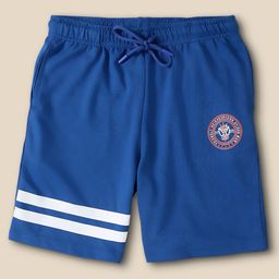 Kidsville Marvel Avengers Super Heroes Featuring Spider Man Printed Shorts - Blue-image-11
