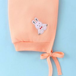 Child World Fleece Winter Cap with Rabbit Patch Peach - Diameter 19 cm-image-47