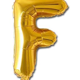 Decor Mantra F letter alphabet foil baloon is perfect for birthday decoration- Gold - Pack of 1-image-40
