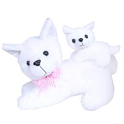 Tickles Mother & Daughter Cat Soft Stuffed Plush Animal Toy For Kids Boys & Girls Birthday Gift (Color: White; Size: 25 cm)-image-65