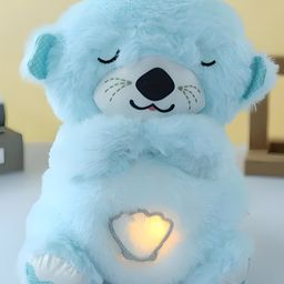 NEGOCIO Portable Plush Baby Sleeping Toy with Music, Lights, Sounds & Heartbeat Effect | Interactive Gift for Babies & Toddlers- PACK OF 1- COLOR MAY VARY - Height 25 cm-image-36