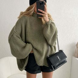 all about you Self Design Sweater-image-53