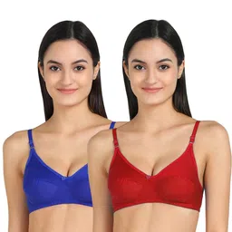 Samvar Multi Cotton Non-Wired Non Padded Minimizer Bra-picture-15