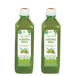 Axiom Set Of 2  Aloevera Amla Juice - 1000ml each image 2