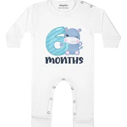 Arvesa Infants Printed Round Neck Bodysuits-picture-1