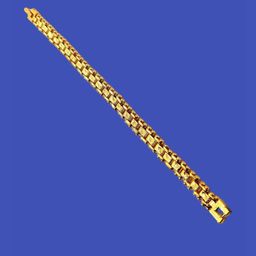 Dynamic Retail Global Men Gold-Plated Cuff Bracelet-image-76