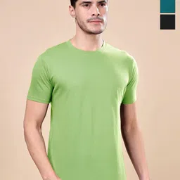 TQH Pack Of 3 Round Neck Regular Fit T-shirts-picture-40