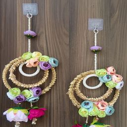 Sellplus 2Pc Beige & Purple Hanging Festive Decor-image-69