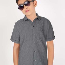 MashUp Boys Classic Opaque Casual Shirt-image-124