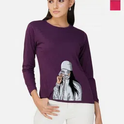 Metronaut Women 2 Printed Bio Finish Applique T-shirt-picture-22