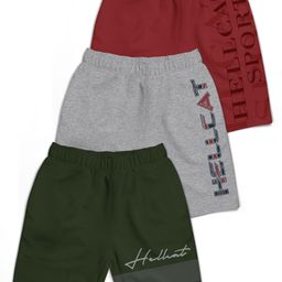 HELLCAT Boys Typography Printed Shorts-9