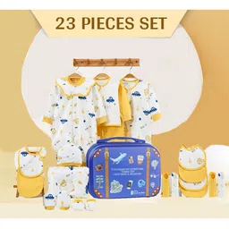 Little Surprise Box LLP Infants 23-Pcs Newborn Baby Girl/Baby Boy Gift Hamper-image-33