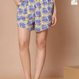TAG 7 Women 2 Printed Lounge Shorts-image-91