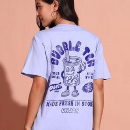 The Dry State Women Printed Pockets T-shirt-image-98