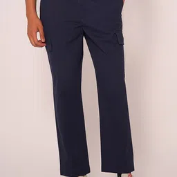 SELECTED Men Regular Fit Cotton Cargos Trouser-image-70