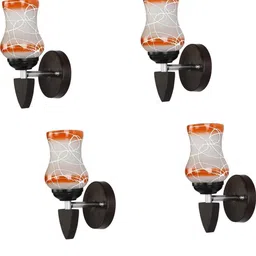 SOMIL Orange Glass Cylinder Wall Lamps-image-85