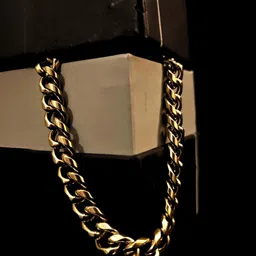 RaasRani Men Gold-Plated Cuban Link Bracelet-30