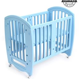 Babyhug Compacto 3 in 1 Cot Rocker Cum Study Table - Blue-28