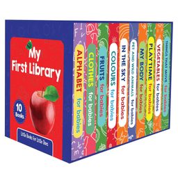My First Library Box Preschool Board Books Set of 10 - English-4