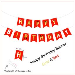 Shopperskart Happy Birthday Banner - Red-image-43