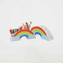 Kidoz Wooden Pen Holder & Pencil Holder Stationery Organiser Rainbow - Multicolour-19