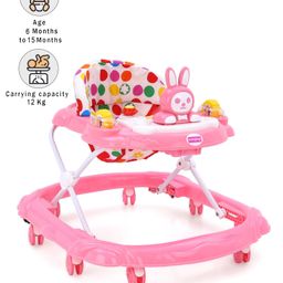 Babyhug Bunny Walker - Pink (Seat Print & Color May Vary)-12