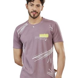 BE POSITIVE Men Striped Round Neck T-shirt-image-63