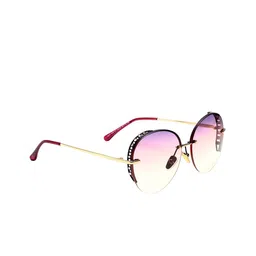 SCOTT Women Round Sunglasses with UV Protected Lens SC 038 Celine C3 58-47