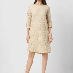 Van Heusen Woman Lace Inserts Shift Dress-image-6