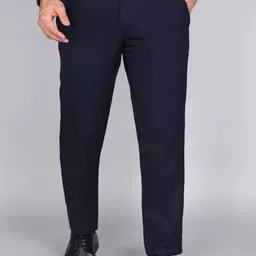 Haul Chic Men Smart Slim Fit Trousers-image-28