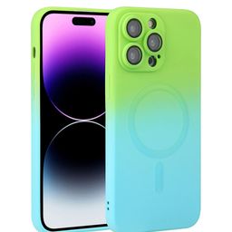 QRIOH Solid Gradient iPhone 15 Pro Max Back Case with Magsafe-image-18