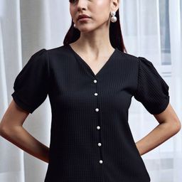 ANJIR Puff Sleeve Top-image-40