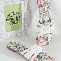 Mochi Women Printed Stiletto Mules-96